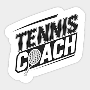 Tennis Coach Sticker